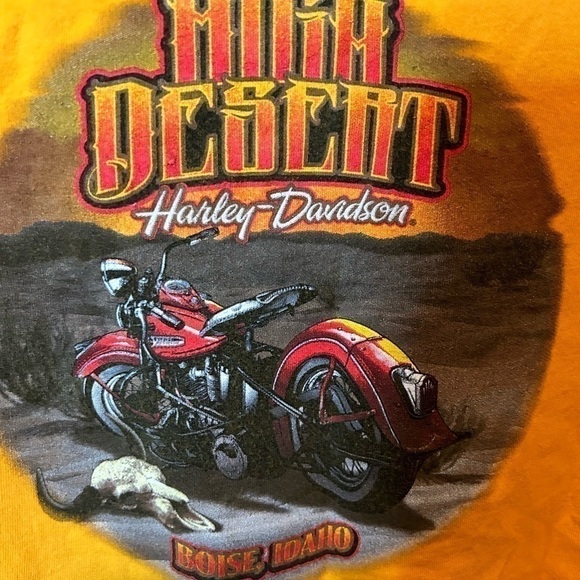 Harley Davidson Ladies V Neck Tee - Picture 3 of 7
